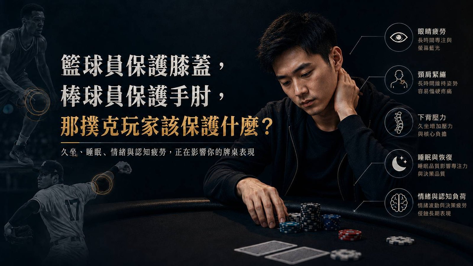 德州撲克玩家決策與心態保護示意圖