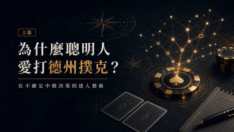 為什麼聰明人愛打德州撲克上篇