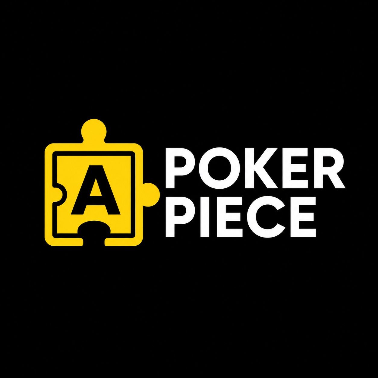 A POKER PIECE 撲克拼圖LOGO